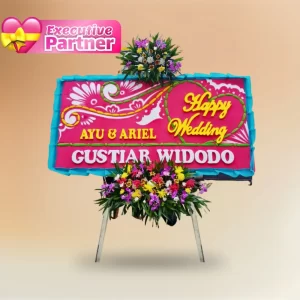 Karangan Bunga Papan - Wedding- Indonesia - EP - 012