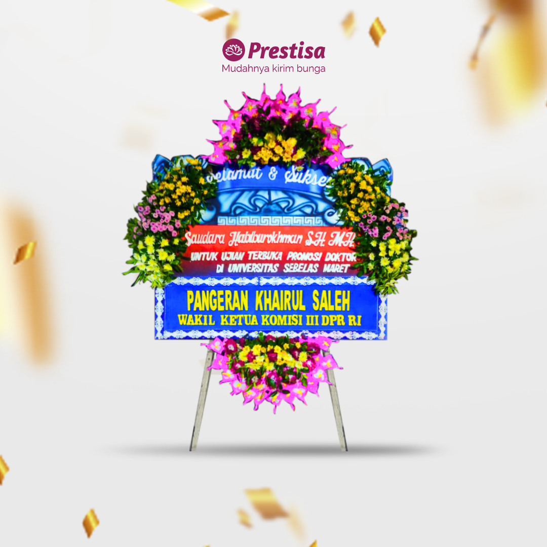 KARANGAN BUNGA PAPAN – CONGRATULATION – SURAKARTA – KBM – 004