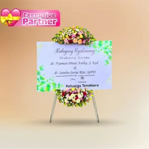 Karangan Bunga Papan - Wedding- Indonesia - EP - 016