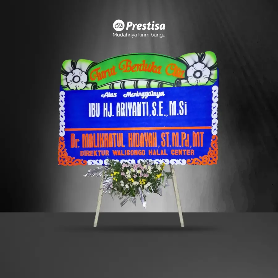 KARANGAN BUNGA PAPAN – DUKACITA – YOGYAKARTA – 001