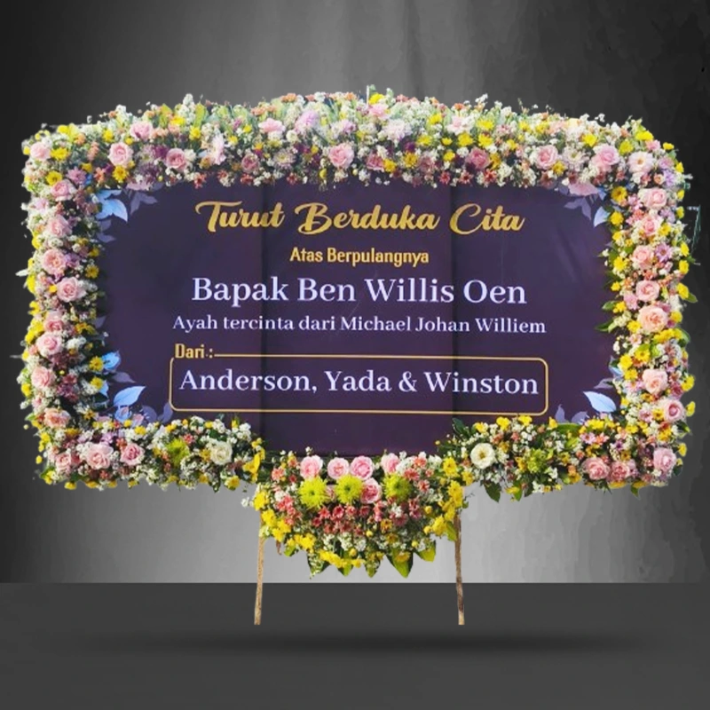 Karangan Bunga Papan – Duka Cita – Bali – 15