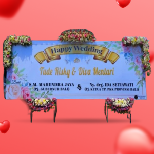 Karangan Bunga Papan – Wedding – Bali – 15