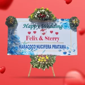 Karangan Bunga Papan – Wedding – Bali – 9