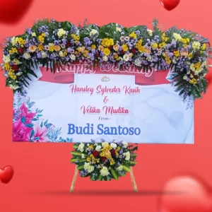 Karangan Bunga Papan – Wedding – Bali – 12