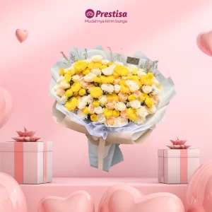 Karangan Bunga Bouquet - Valentine - Indonesia - 025