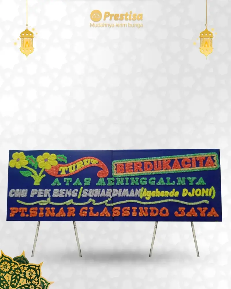 KARANGAN BUNGA PAPAN – DUKA CITA – MEDAN – DISC - 7