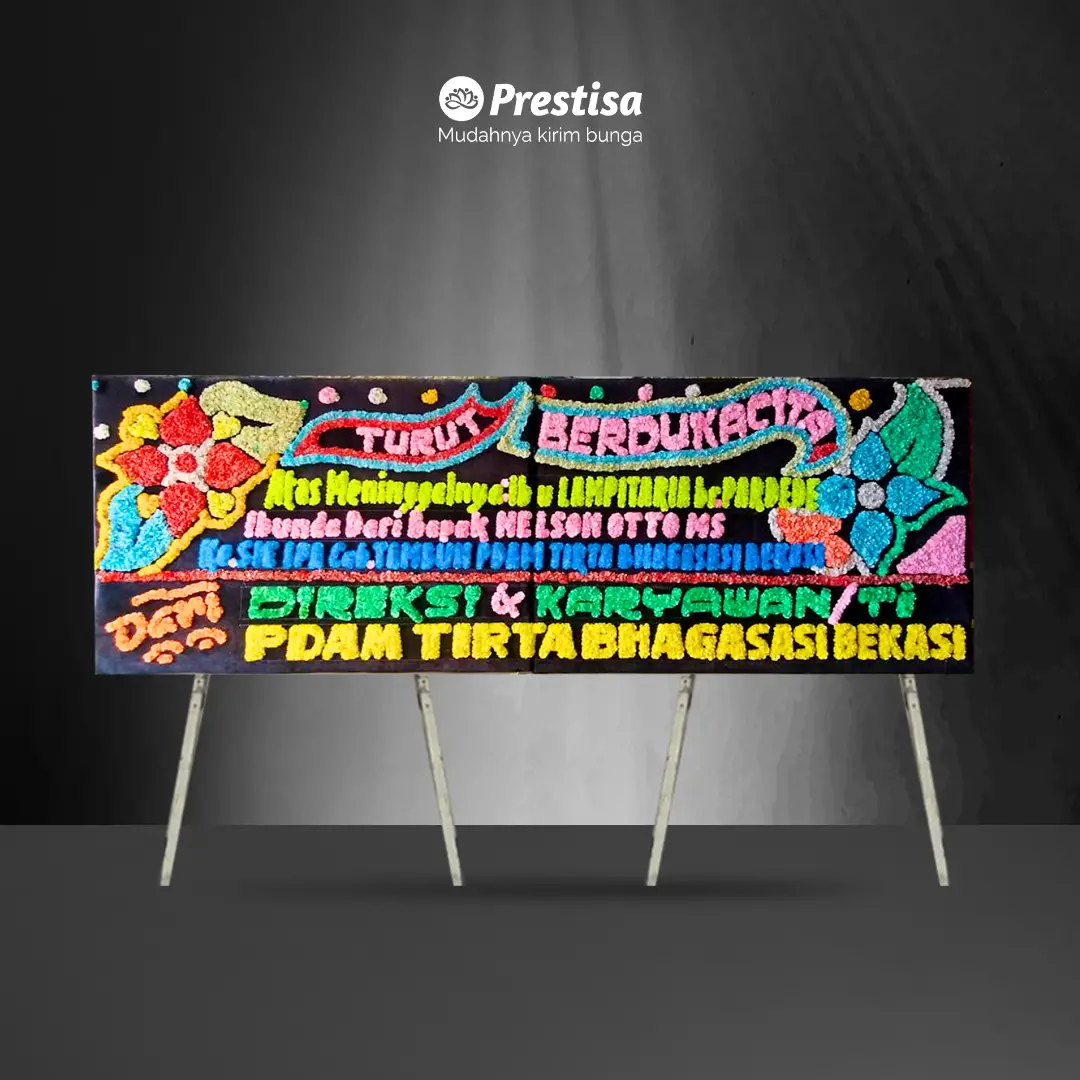 KARANGAN BUNGA PAPAN – DUKA CITA – MEDAN – DISC - 9