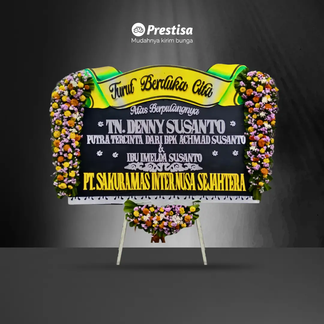 KARANGAN BUNGA PAPAN – DUKA CITA – SURABAYA – DISC - 6