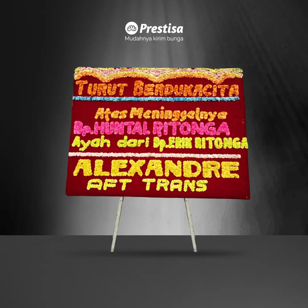 KARANGAN BUNGA PAPAN – DUKA CITA – MEDAN – DISC - 2