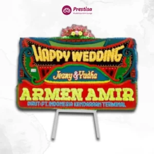 KARANGAN BUNGA PAPAN – WEDDING – PADANG – DISC - 7