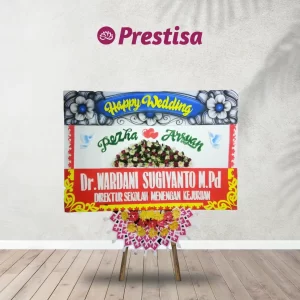 Karangan Bunga Papan Wedding - Semarang - NEW - 010