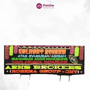 Karangan Bunga Papan Congratulation - Double - Pangkal Pinang - 21