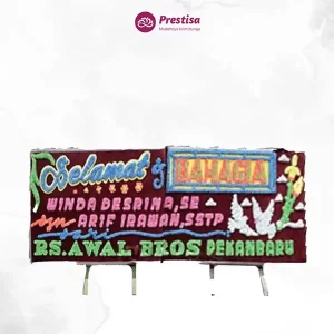 Karangan Bunga Papan Wedding - Double - Pematang Siantar - 21