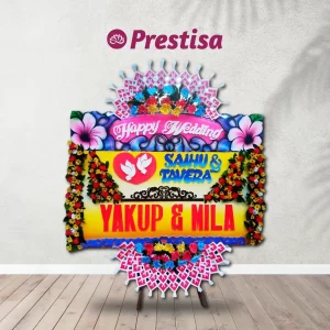 Karangan Bunga Papan Wedding - Semarang - NEW - 025