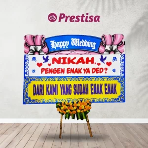 Karangan Bunga Papan Wedding - Semarang - NEW - 002