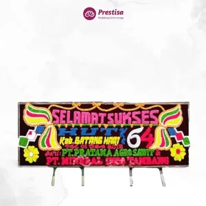 Karangan Bunga Papan Congratulations - Double - Medan - 23