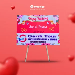 KARANGAN BUNGA PAPAN – WEDDING – SURABAYA – NEW -  11