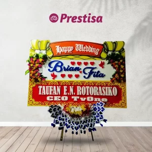 Karangan Bunga Papan Wedding - Semarang - NEW - 003