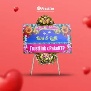 KARANGAN BUNGA PAPAN – WEDDING – SURABAYA – NEW -  21