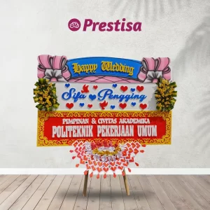 Karangan Bunga Papan Wedding - Semarang - NEW - 004