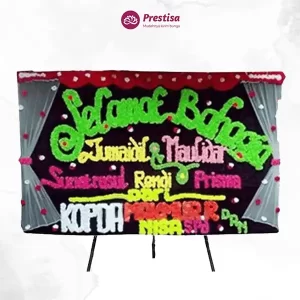 Karangan Bunga Papan Wedding - Single - Pangkal Pinang - 05