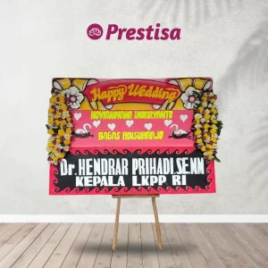 Karangan Bunga Papan Wedding - Semarang - NEW - 007