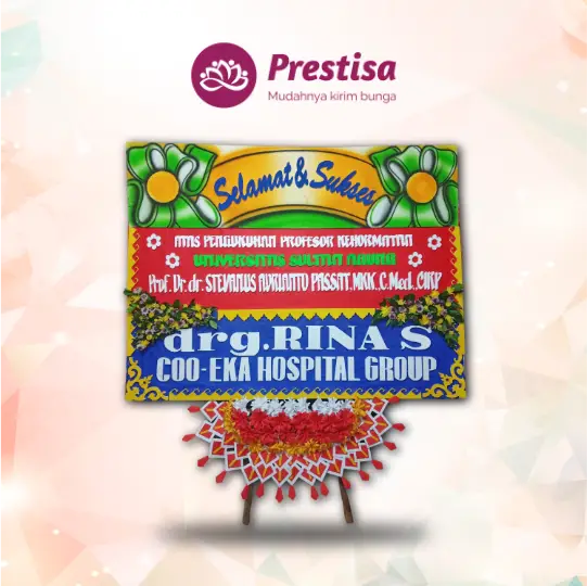 Karangan Bunga Papan Congratulation - Semarang - NEW - 001