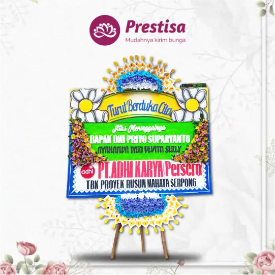 Karangan Bunga Papan Dukacita - Semarang - NEW - 016