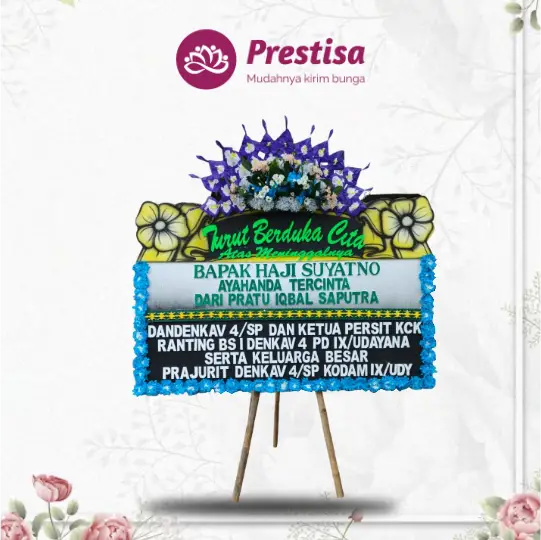 Karangan Bunga Papan Dukacita - Semarang - NEW - 004