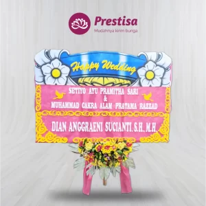 Karangan Bunga Papan Wedding  - Yogyakarta - NEW - 005