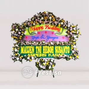 KARANGAN BUNGA PAPAN – WEDDING – BATU – PROMO – 001