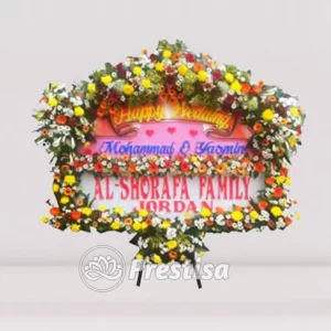 KARANGAN BUNGA PAPAN – WEDDING – BATU – PROMO – 002