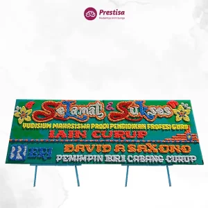 Karangan Bunga Papan Congratulation - Double - Padang - 15