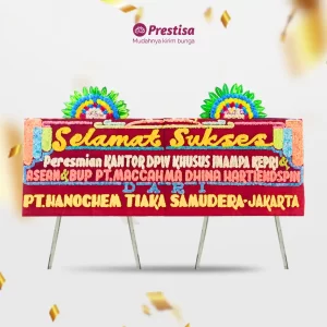 Karangan Bunga Papan Congratulation - Double - Banda Aceh - 08