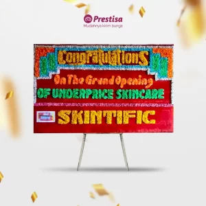 Karangan Bunga Papan Congratulation - Single - Pangkal Pinang - 01
