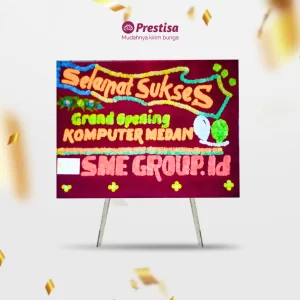 Karangan Bunga Papan Congratulation - Double - Bengkulu - 17