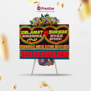 Karangan Bunga Papan Congratulation - Single - Pangkal Pinang - 04