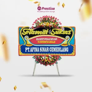 Karangan Bunga Papan Congratulation - Single - Padang - 16