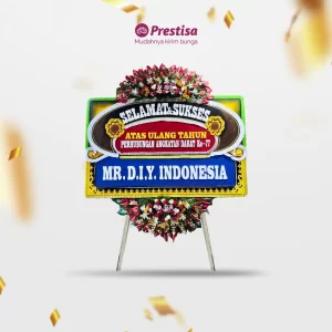 Karangan Bunga Papan Congratulation - Single - Padang - 17