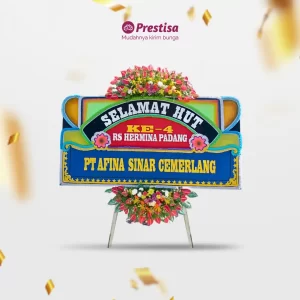 Karangan Bunga Papan Congratulation - Single - Padang - 06
