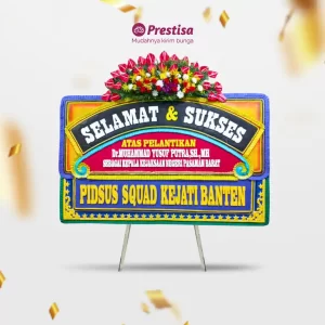 Karangan Bunga Papan Congratulation - Single - Padang - 01
