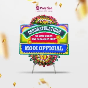 Karangan Bunga Papan Congratulation - Single  - Metro - 03