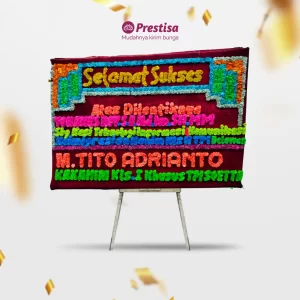 Karangan Bunga Papan Congratulation - Single - Pangkal Pinang - 03