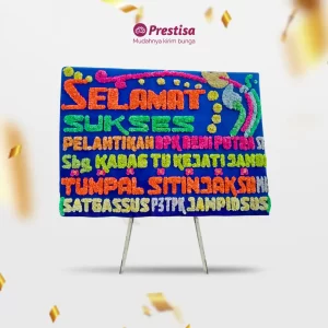 Karangan Bunga Papan Congratulation - Single - Dumai - 15