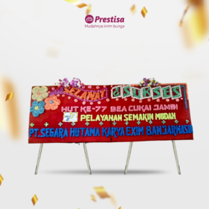 Karangan Bunga Papan Congratulation - Double - Dumai - 11