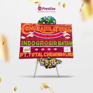 Karangan Bunga Papan Congratulation - Single - Pekan Baru - 27