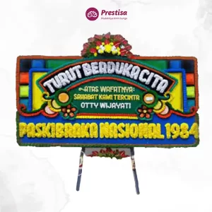 Karangan Bunga Papan Dukacita - Single - Padang - 07