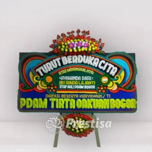Karangan Bunga Papan Dukacita - Single - Padang - 12