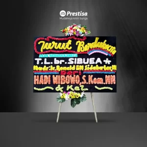 Karangan Bunga Papan Dukacita - Single - Bengkulu - Duka Cita - 16