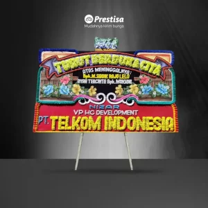 Karangan Bunga Papan Dukacita - Double - Pakal Pinang - Duka Cita - 11